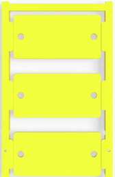 Polyamide Device marker, (L x W) 60 x 30 mm, yellow, 30 pcs