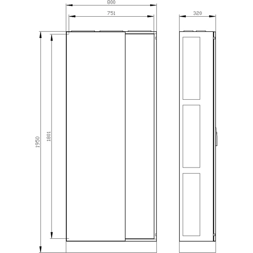8GK1323-8KP34 Siemens Switch Cabinets, server cabinets Image 2