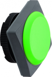 Light attachment, illuminable, waistband square, green, mounting Ø 22.3 mm, 1.74.508.051/2500