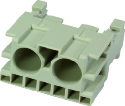 Female connector, type M, pitch 2.54 mm, angled, 09290023201