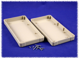 ABS enclosure, (L x W x H) 205 x 105 x 40 mm, light gray (RAL 7035), IP54, RL6065