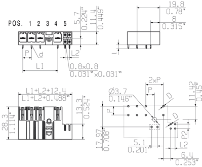 1156980000 Weidmüller PCB Connection Systems Image 3