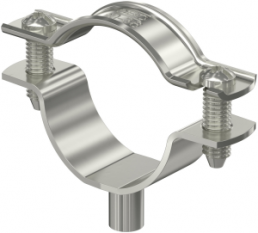 Spacer clamp, max. bundle Ø 36 mm, stainless steel, (L x W) 65 x 18 mm