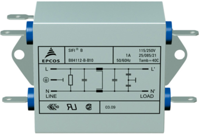 B84112B0000B110 TDK (EPCOS) Interference suppression filter Image 1
