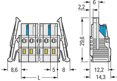 721-113/037-000 WAGO PCB Connection Systems Image 2