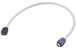 Ix industrial cable, 1 m, ix industrial type B straight to ix industrial type B straight, AWG 26, 33481616A20010