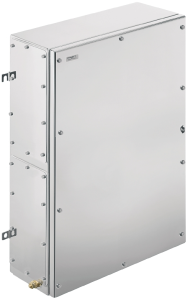 Stainless steel enclosure, (L x W x H) 150 x 508 x 762 mm, silver (RAL 7035), IP66/IP67, 1195420003