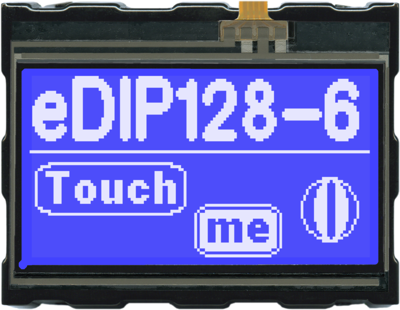 EA EDIP128B-6LWT DISPLAY VISIONS LED-Modules