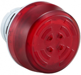 LED buzzer combination, Ø 30 mm, 70 dB, 2450 Hz, red, 24 VDC, HW1Z-P1F2PQ4R
