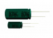 Electrolytic capacitor, 2 µF, 400 V (DC), ±20 %, radial, pitch 3.5 mm, Ø 8 mm