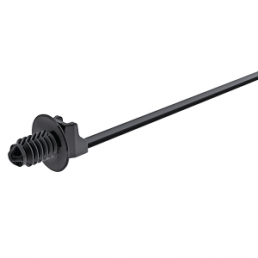Cable tie outside serrated, polyamide, (L x W) 165 x 4.6 mm, bundle-Ø 1 to 35 mm, black, -40 to 105 °C