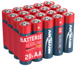Alkali manganese-Battery, 1.5 V, LR6, AA, round cell