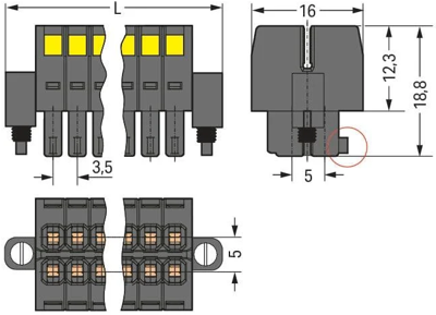713-1110/107-047/033-000 WAGO PCB Connection Systems Image 2