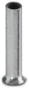 Uninsulated Wire end ferrule, 1.0 mm², 8 mm long, silver, 3202517