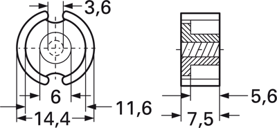 B65937A0000X022 TDK (EPCOS) Ferrite cores Image 2