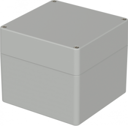 Polycarbonate enclosure, (L x W x H) 122 x 120 x 105 mm, light gray (RAL 7035), IP65, 02228000