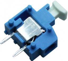PCB terminal, 1 pole, pitch 5 mm, AWG 24-16, 17.5 A, push-in cage clamp, blue, 235-744/331-000