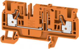 Isolating and measuring isolating terminal block, push-in connection, 0.5-4.0 mm², 20 A, 4 kV, orange, 2429890000