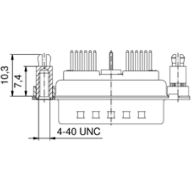 3H45W2PAR76E20X CONEC D-Sub Connectors Image 2