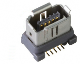 PCB connector, ix Industrial 10A-1 jack V (TuR450)