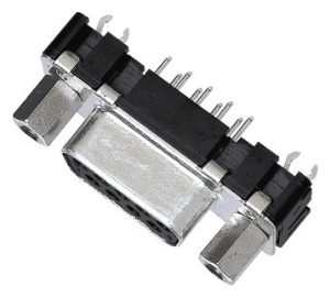 D-Sub socket, 37 pole, standard, straight, solder pin, 09664517511