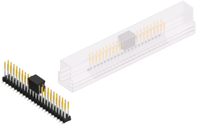 SL11SMD10444SBSM Fischer Elektronik PCB Connection Systems