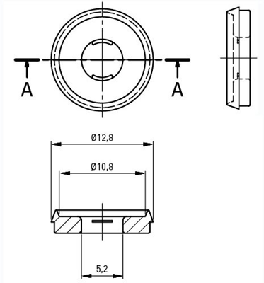 003.14.905 Ettinger Nuts, Washers, Rings Image 2