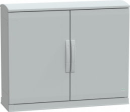 Control cabinet, (H x W x D) 750 x 1000 x 320 mm, IP44, polyester, light gray, NSYPLAZT7103G