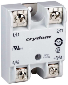 Solid state relay, 660 VAC, zero voltage switching, 4-32 VDC, 125 A, PCB mounting, 84134180