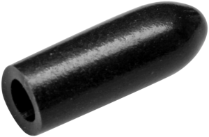 Snap-on lever cap, Ø 3.5 mm, (H) 11 mm, black, for toggle switch, U272
