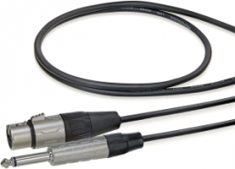 XLR/Phono plug cable 3-pole 3 m