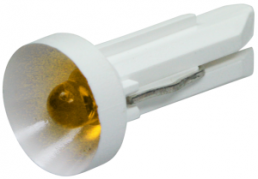 LED with plug-in socket, T4,5, 2 V, yellow