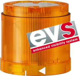 LED EVS element, Ø 70 mm, yellow, 24 VDC, IP54
