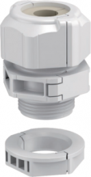 Cable gland, separable, M25, 31/35 mm, Clamping range 9 to 11 mm, IP67, light gray, 2024913
