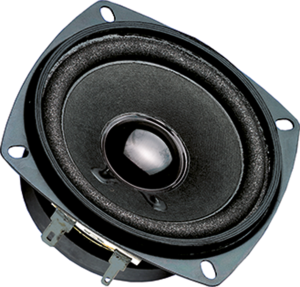 Broadband speaker, 4 Ω, 86 dB, 130 Hz to 20 kHz, black