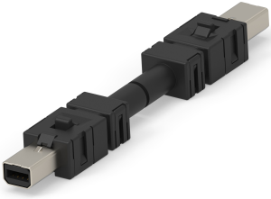 Connecting line, 10 m, plug straight to plugstraight, 0.129 mm², AWG 26, 2-2205132-6