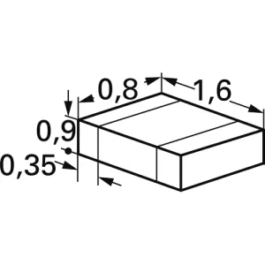 06035C332KAT2A AVX Ceramic Capacitors