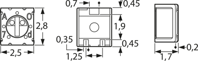 3312J-1-100E Bourns Electronics GmbH Trimmer Potentiometers Image 2