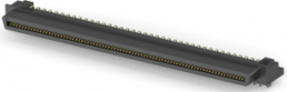 Socket header, 160 pole, pitch 1.27 mm, angled, black, 1-1734037-6