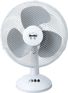 Desktop fan, B 405, 50 W, white, Fan Ø 39cm