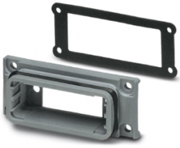 Mounting frame for D-Sub housing size 2 (DA), 15 pole, 1688036