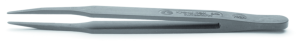 ESD plastic tweezers, uninsulated, antimagnetic, polyvinylidene fluoride, 115 mm, 702A.SV