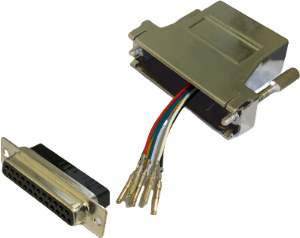 Adapter, D-Sub socket, 25 pole to RJ12 socket, 10121126