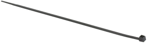 Cable tie, polyamide, (L x W) 120 x 2.5 mm, bundle-Ø 3 to 27 mm, black, UV resistant, -40 to 85 °C