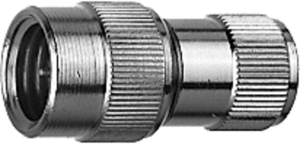 Coaxial adapter, 50 Ω, FME plug to mini UHF plug, straight, 100024363
