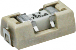 SMD-Fuse 9.73 x 5.03 mm, 1.5 A, T, 125 V (DC), 125 V (AC), 50 A breaking capacity, 015401.5DRT