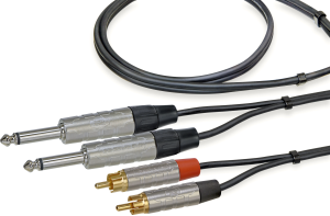 RCA/Phono plug cable 2-pole 1.5 m