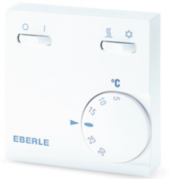 Room temperature controller, 230 VAC, 5 to 30 °C, white, 111170651100