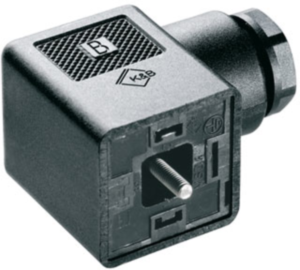 Valve connector, DIN shape A, 3 pole, 230 V, 0.34-1.5 mm², 1873130000