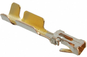 Receptacle, 0.2-0.6 mm², AWG 26-20, crimp connection, gold-plated, 2-167301-4